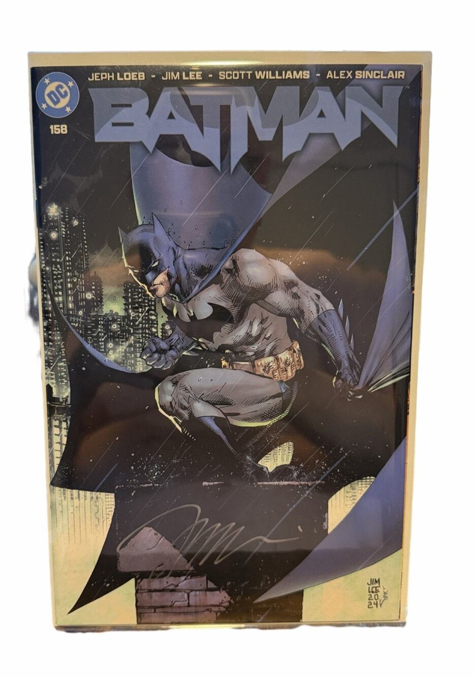 Batman #158 Signed by Jim Lee DC Comics Hush 2 Cover Art